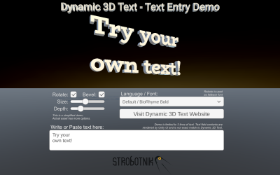 Text Entry Demo